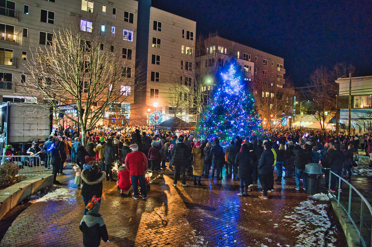 West Seattle Junction kicks off Christmas with lights, costumes and